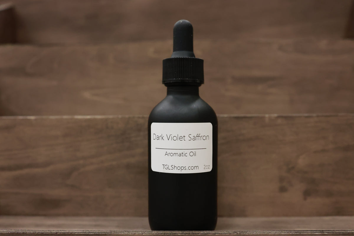 Dark Violet Saffron diffuser oil from The GOOD LIFE, 2 oz.