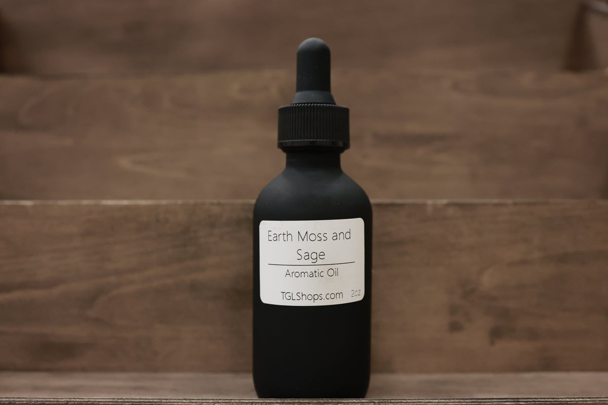 Earth Moss and Sage diffuser oil from The GOOD LIFE, 2 oz.