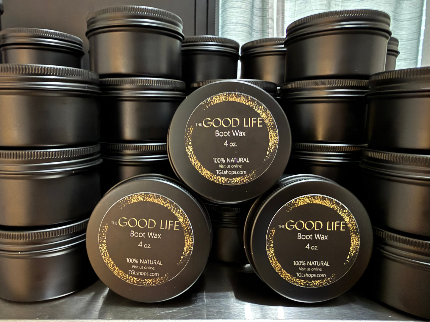 Luxury Beeswax Boot Wax – Natural Conditioner & Waterproofer, 4 oz
