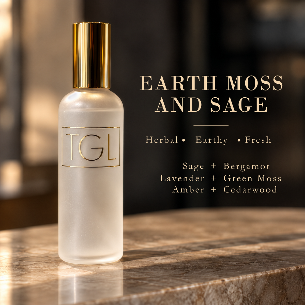 Earth Moss and Sage Room & Linen Spray, 3.4 oz