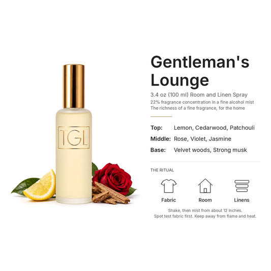 Gentleman's Lounge Room & Linen Spray, 3.4 oz