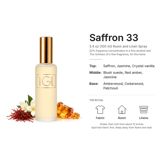 Saffron 33 Room & Linen Spray, 3.4 oz