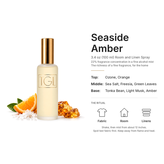 Seaside Amber Room & Linen Spray, 3.4 oz