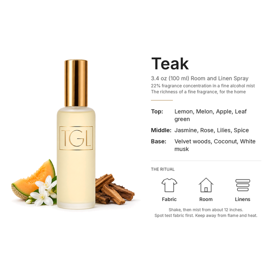 Teak Room & Linen Spray, 3.4 oz