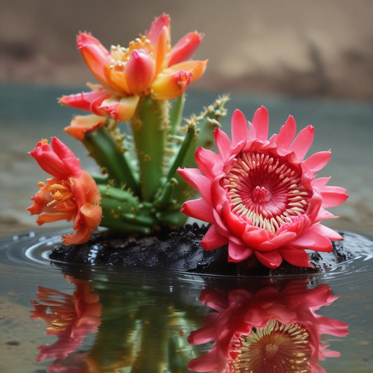 Desert Pomegranate Cactus Bloom Soap - Pomegranate and Baja Cactus Blossom Shea Butter Soap