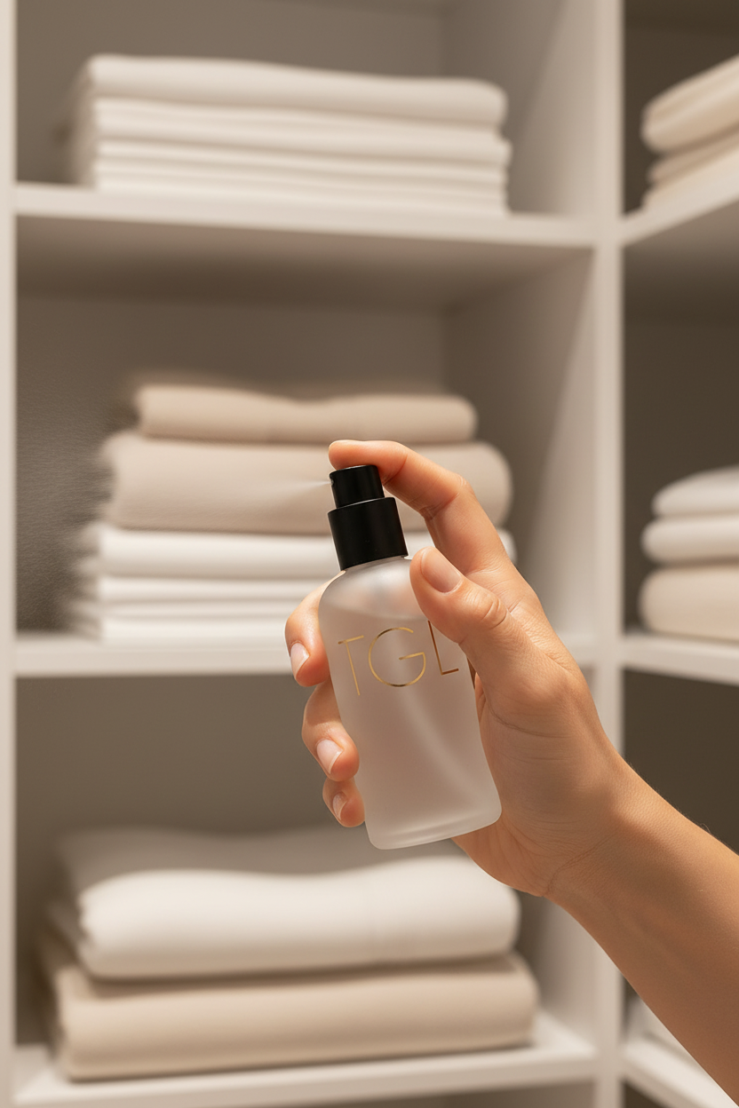 TGL Room Spray Closet Linen Lifestyle